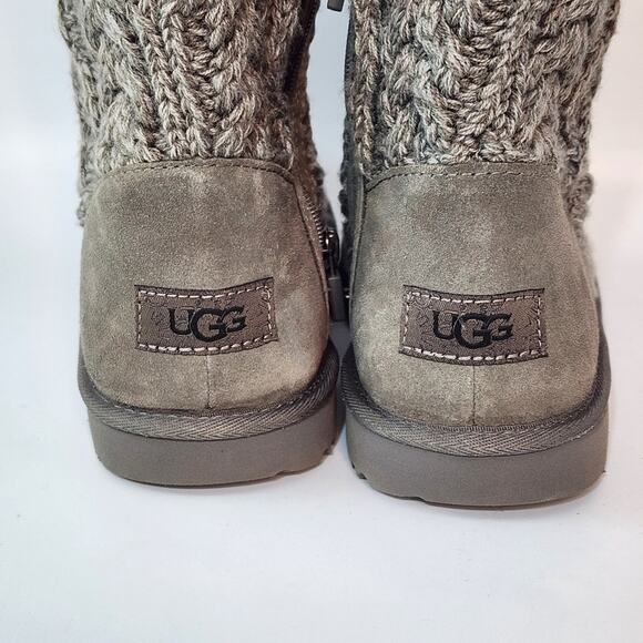 UGG Classic Cardi Cabled Knit Sweater Knee Boots Women's Size 8 NWT - Picture 7 of 10